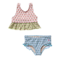 Palmer Tankini, Prairie Block Print