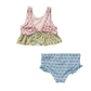 Palmer Tankini, Prairie Block Print