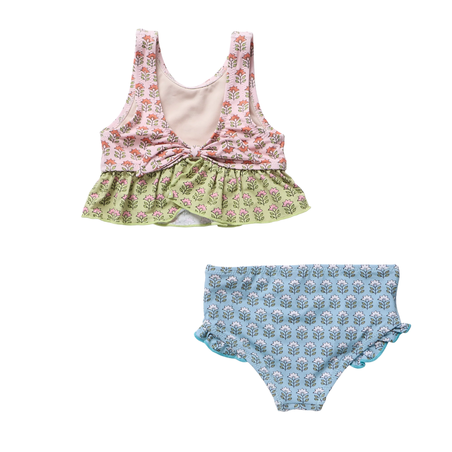 Palmer Tankini, Prairie Block Print