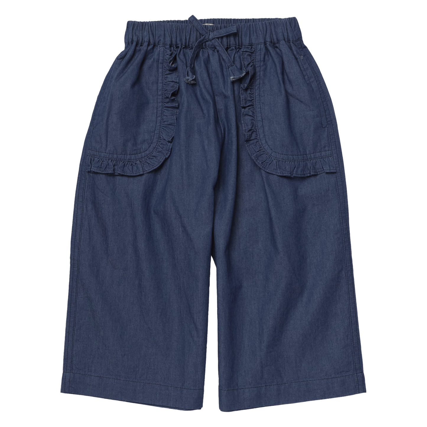 Bailey Ruffle Pant, Chambray