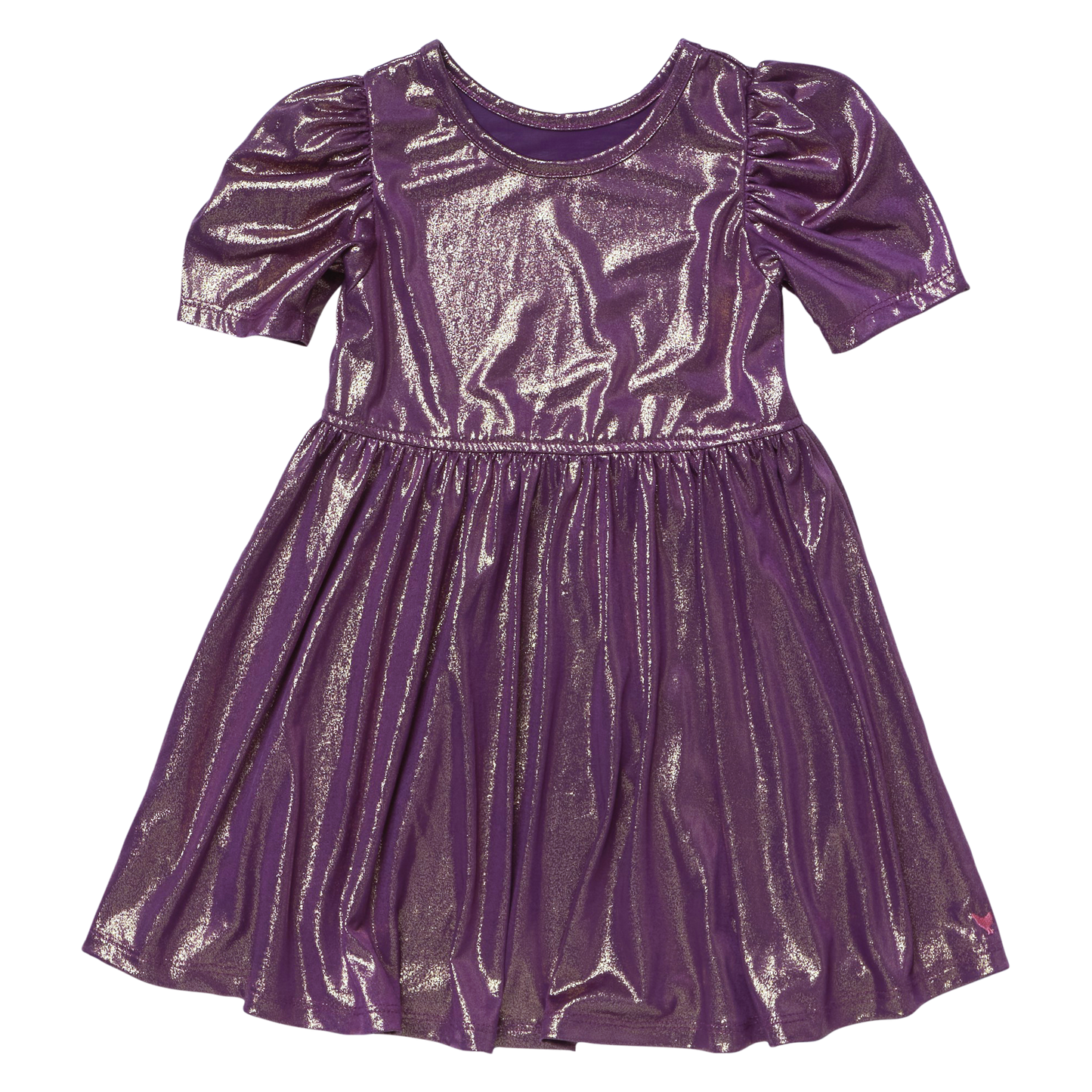 Lame Laurie Dress, Deep Purple