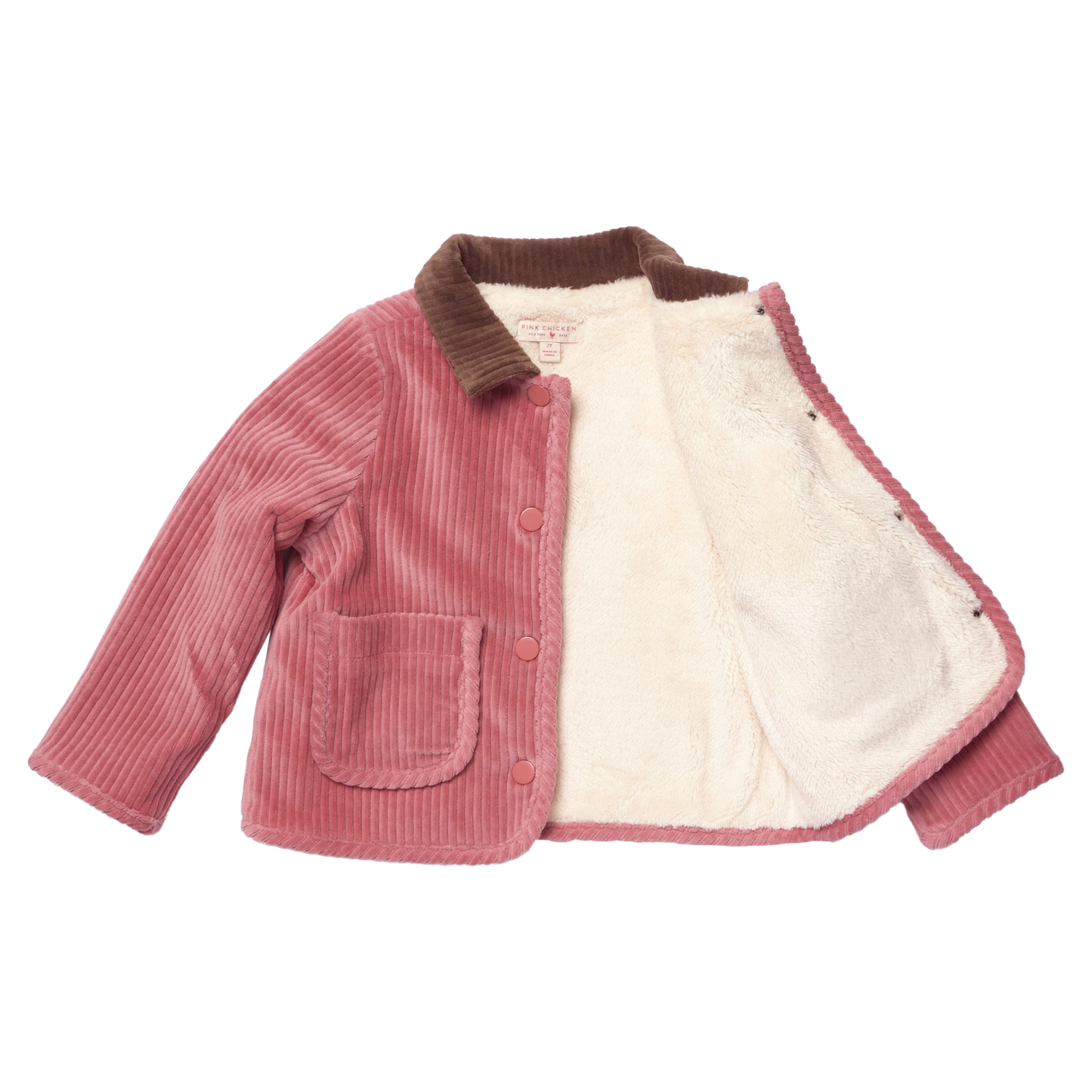 Jace Plush Jacket, Pink