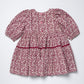 Maribelle Dress, Burgundy Climbing Floral