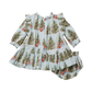 Harper Baby Dress Set, Trees and Presents