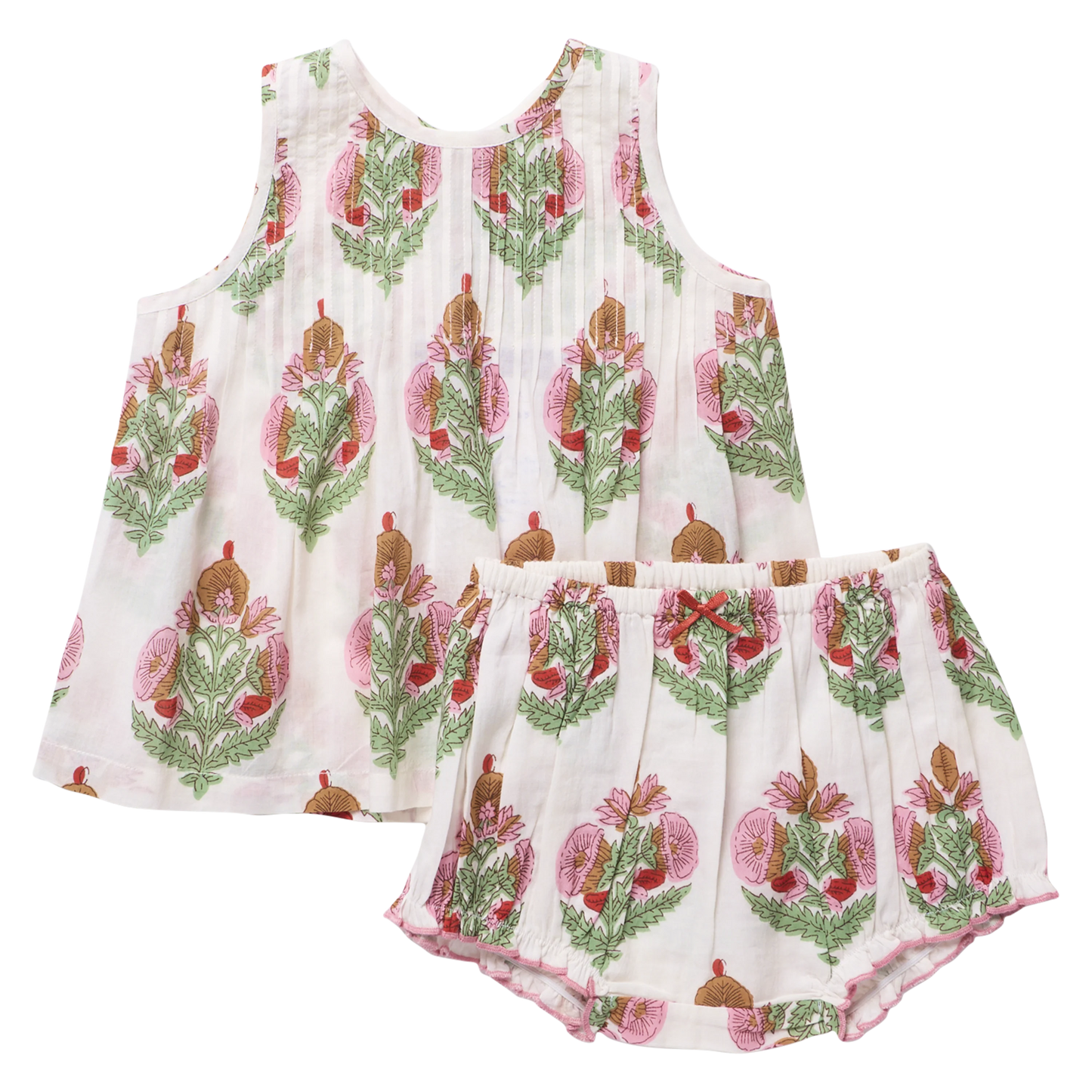 Jaipur 2-Piece Set, Pink Bellflower