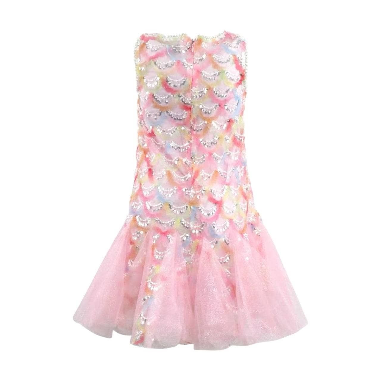 Pinky Mermaid Magic Tutu Dress