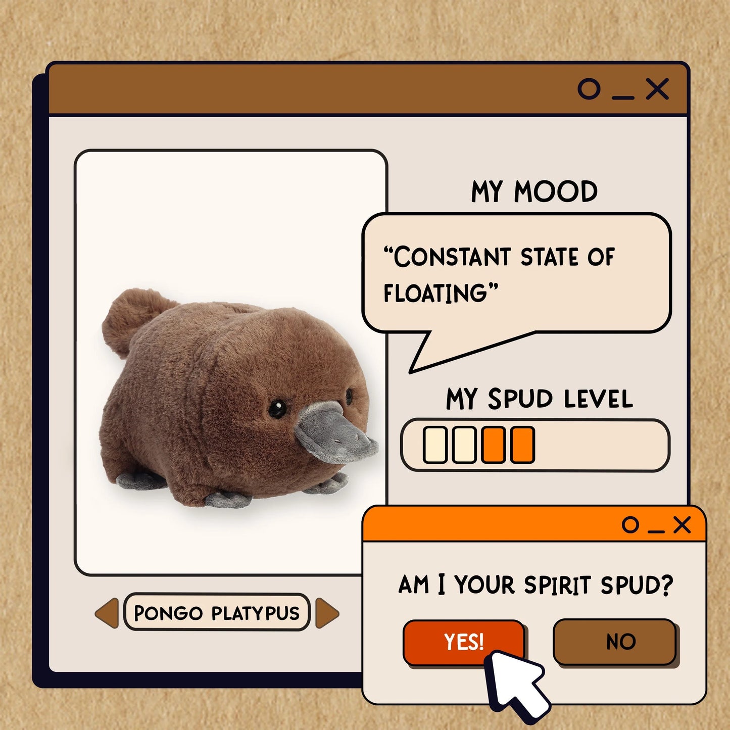 Spudster - Pongo Platypus