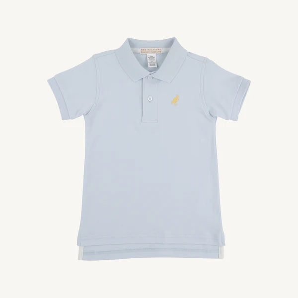 S/S Prim and Proper Polo, Buckhead Blue, Bellport Butter Yellow