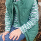 Pro Quilted Vest, Smoke Pine Green