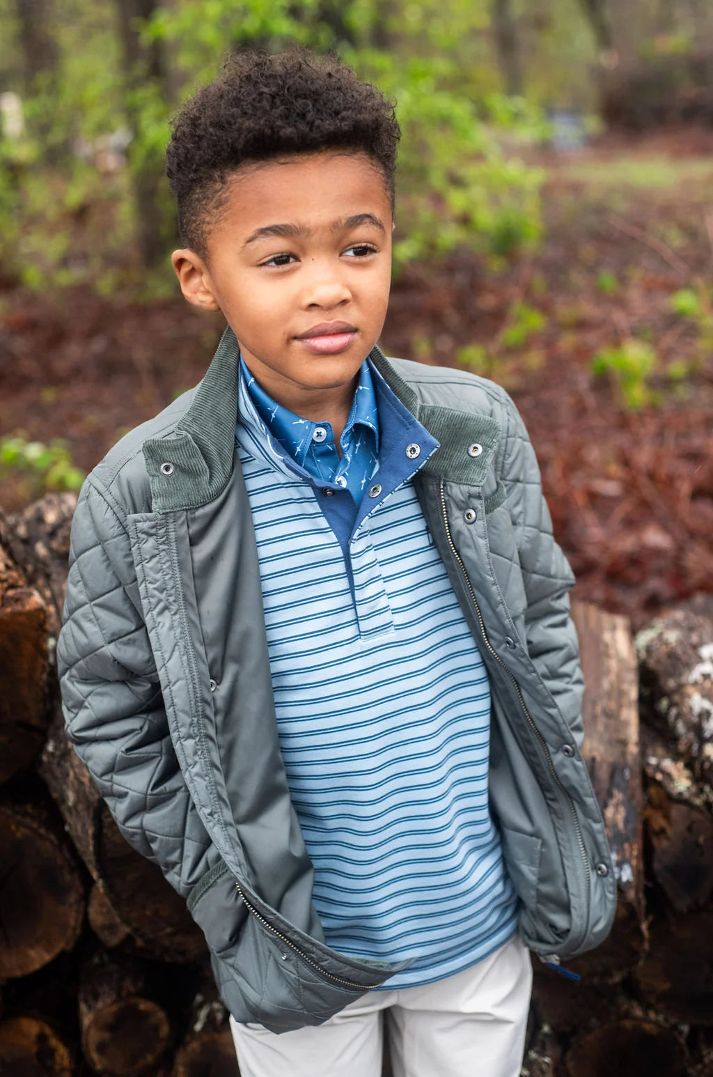 Quilted Barn Jacket, Fly Fishing Green
