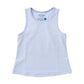 Active Racerback Tank Top, Persian Purple Stripe