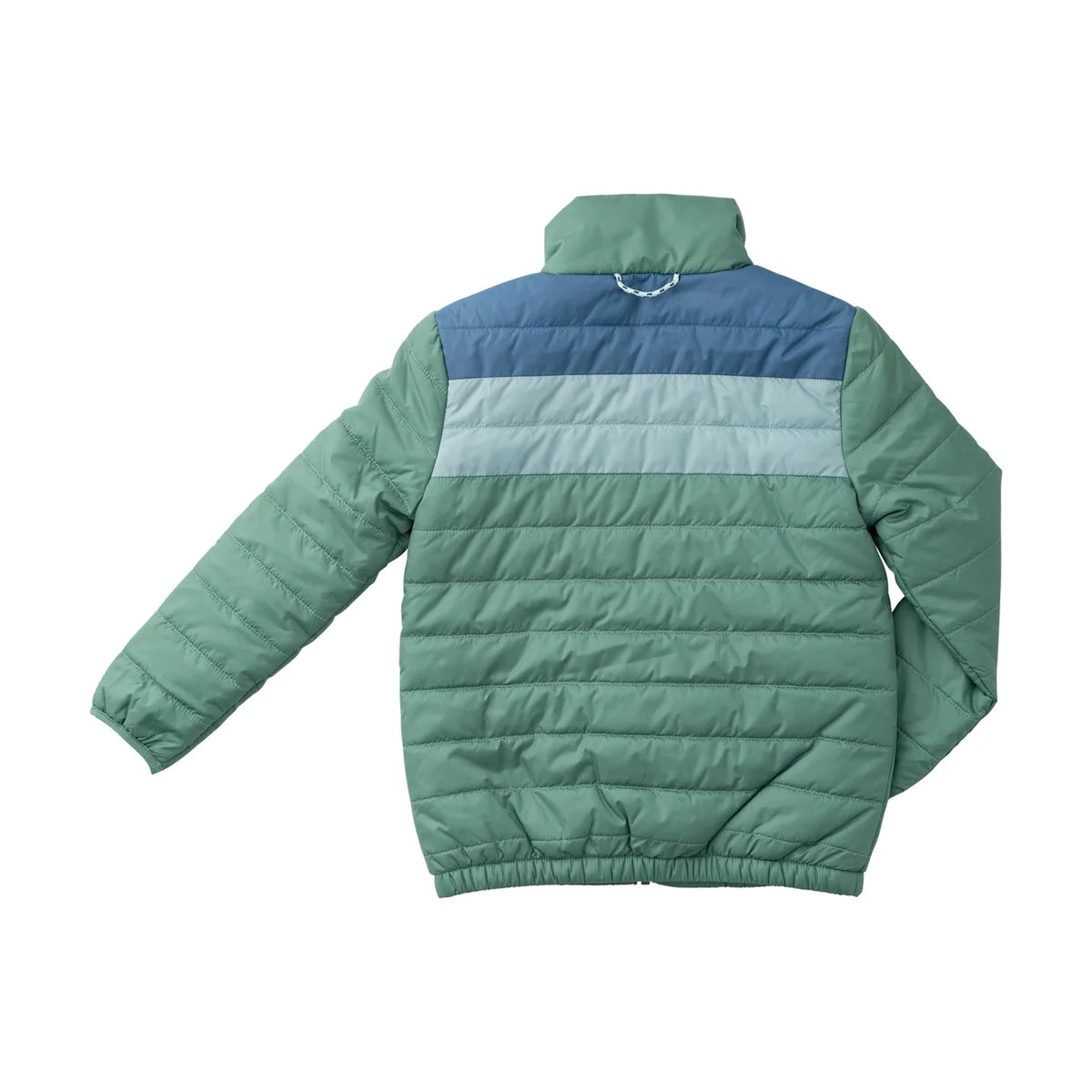 Colorblock Puffer Jacket, Frosty Spruce