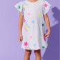 Rainbow Shooting Star Sequin Dress