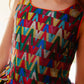 Rainbow Vibes Metallic Bubble Dress