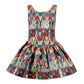 Rainbow Vibes Metallic Bubble Dress