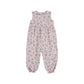 Sleeveless Rebecca Romper, Pima, Tuxedo Park Tulips