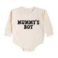Mummy's Boy Halloween L/S Romper, Natural