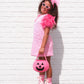 Rose Feather Party Dress