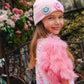 Rose Feather Party Dress