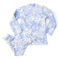 Rashguard Swimsuit, Tropical Blues