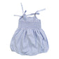 Bubble Skirt Dress, Blue Stripe
