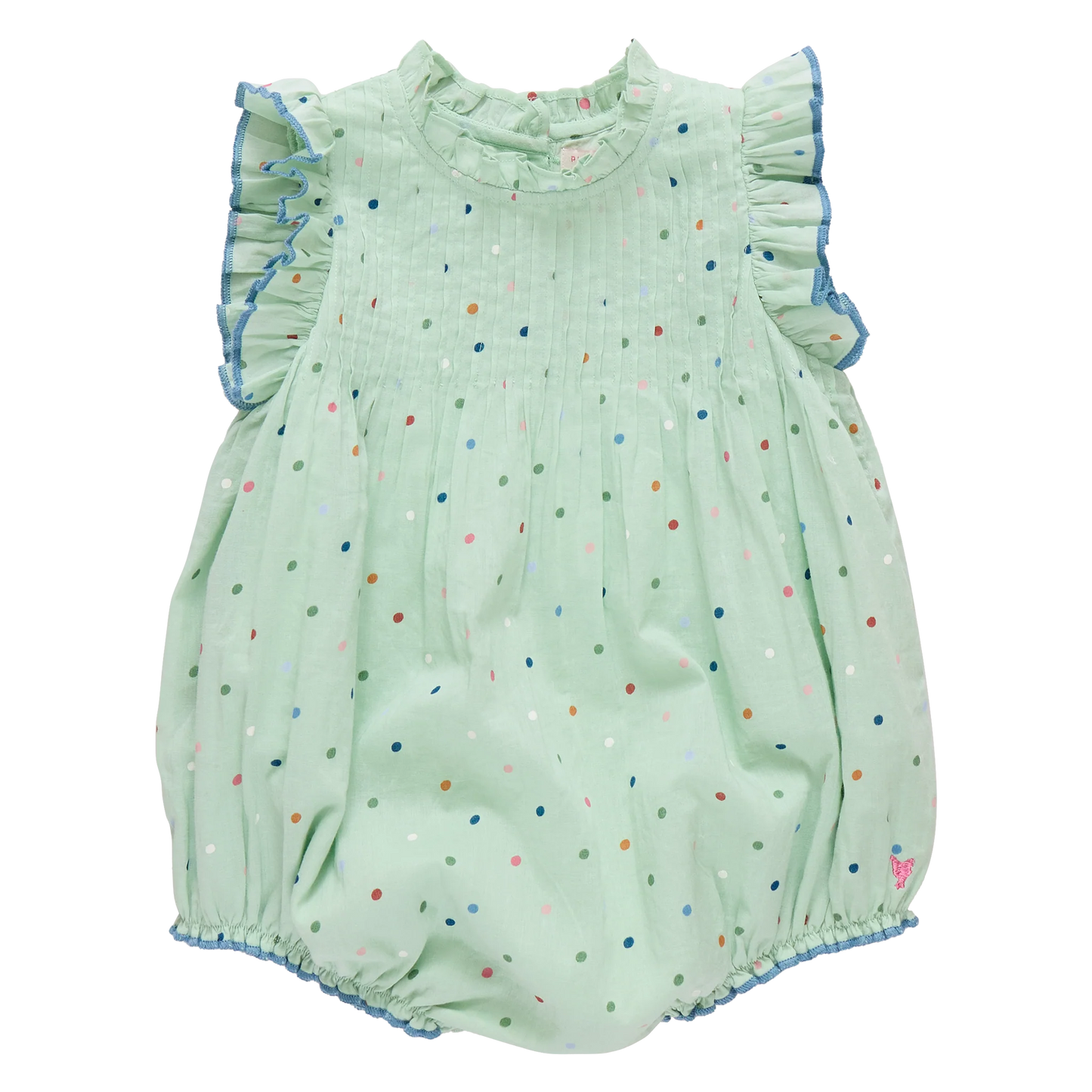 Jaipur Bubble, Pastel Green Polka Dot