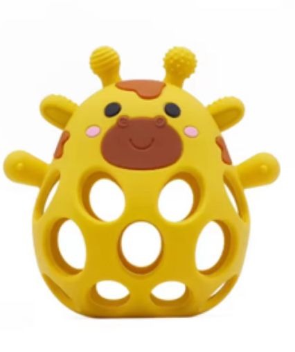 3D Silicone Funny Giraffe Teether