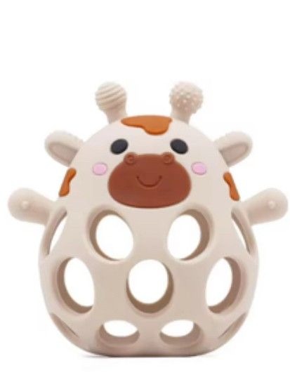 3D Silicone Funny Giraffe Teether
