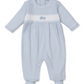 Footie w/Hand Smock, CLB Fall Medley, Blue