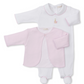 Premier Footie w/Jacket Set, Noah's Ark, Pink