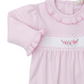 Footie w/Hand Smock, CLB Fall Medley, Pink
