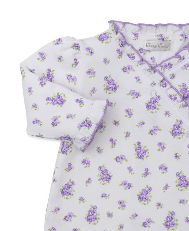 Footie, Roses and Blooms, Lilac