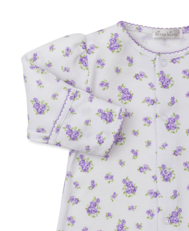 Conv. Gown, Roses and Blooms, Lilac
