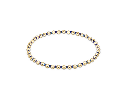 Hope Grateful Bracelet - Blue Metallic