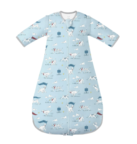.6 TOG Removable 3/4 Sleeve Sleep Bag, Puppy Park