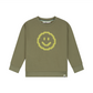 Sweatshirt, Army Smiley Face