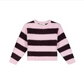 Striped Pullover, Wine Red/Pink
