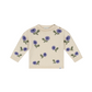 Baby Pullover, Flowers on Cream