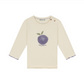 Baby L/S Shirt, Blueberry on Cream