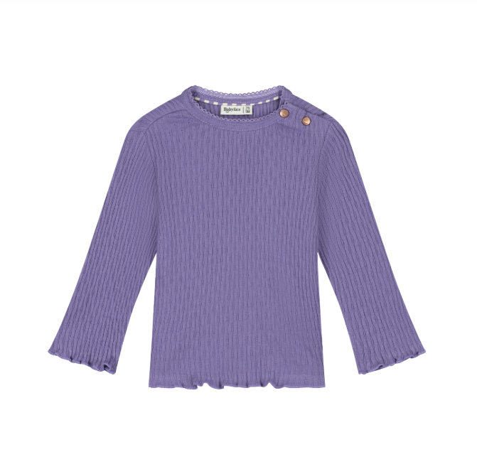 Baby L/S Shirt, Faded Plum