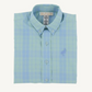 Dean's List Dress Shirt, Audubon Park Plaid/Sarasota Sky Stork