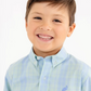 Dean's List Dress Shirt, Audubon Park Plaid/Sarasota Sky Stork