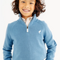Hayden Half-Zip Sweater, Barnsley Blue