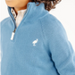 Hayden Half-Zip Sweater, Barnsley Blue