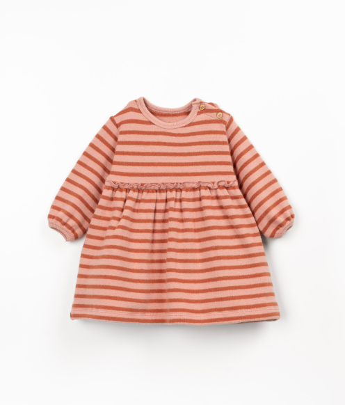 Baby Striped Jersey Dress, Tapestry