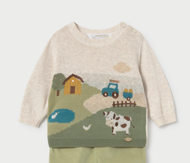 Farm Scene Sweater, 2533