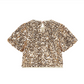 S/S Blouse, Gold Sequin