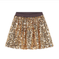 Skirt, Gold Sequin