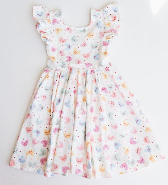 Olivia Dress in Candy Hearts