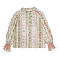 Shannon Top, St. Moritz Floral Stripe